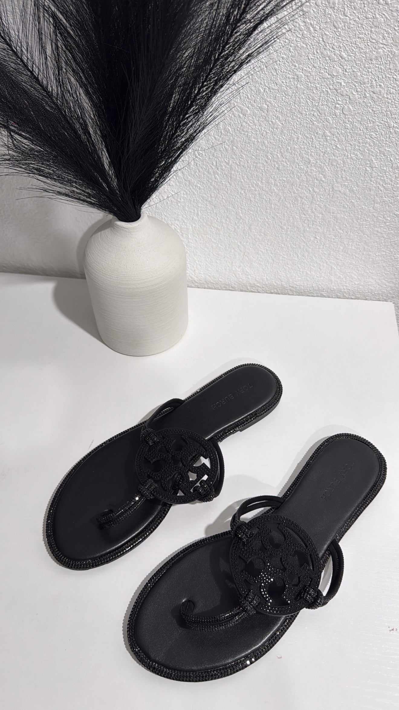 Tory Burch Rhinestone Sandals | Replica | Non-authentic